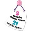 Just Play Disney Doorables Countdown to Christmas Advent Calendar, Blind Bag Collectible Figures, Kids Toys for Ages 5 Up, Amazon Exclusive