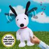 Peanuts Large 14″ Snoopy Happy Dance Plush Interactive Toy with Music & Motion, Toy for Fans, Girls, Boys, Kids, Ages 3 and Up