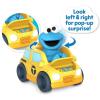 SESAME STREET Twist and Pop Wheelies 3-Pack Preschool Toy Vehicles, Includes Elmo, Cookie Monster, and Oscar, 3″ Interactive Toy Cars for Fans, Boys, Girls, Kids, Ages 2 and Up by Just Play