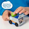 SESAME STREET Twist and Pop Wheelies 3-Pack Preschool Toy Vehicles, Includes Elmo, Cookie Monster, and Oscar, 3″ Interactive Toy Cars for Fans, Boys, Girls, Kids, Ages 2 and Up by Just Play