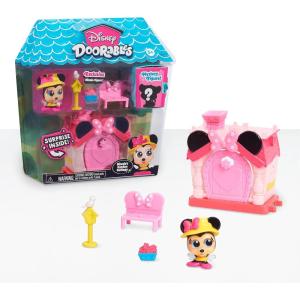 Disney Doorables Mini Playset Minnie Mouse’s Garden Cottage, Exclusive Minnie Mouse Collectible Figure, Kids Toys for Ages 5 Up by Just Play(Minnie Mouse Garden)