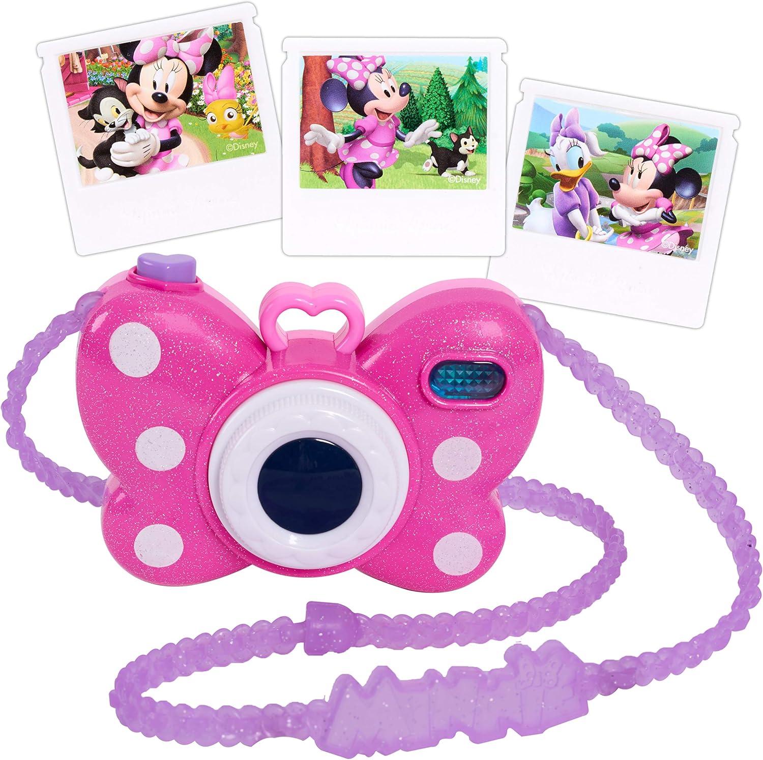 imageDisney Junior Minnie Mouse Picture Perfect Pretend Play Camera Lights Realistic Sounds Holiday Stocking Stuffers Gifts Presents Officially Licensed Kids Toys for Ages 3 Up by Just Play