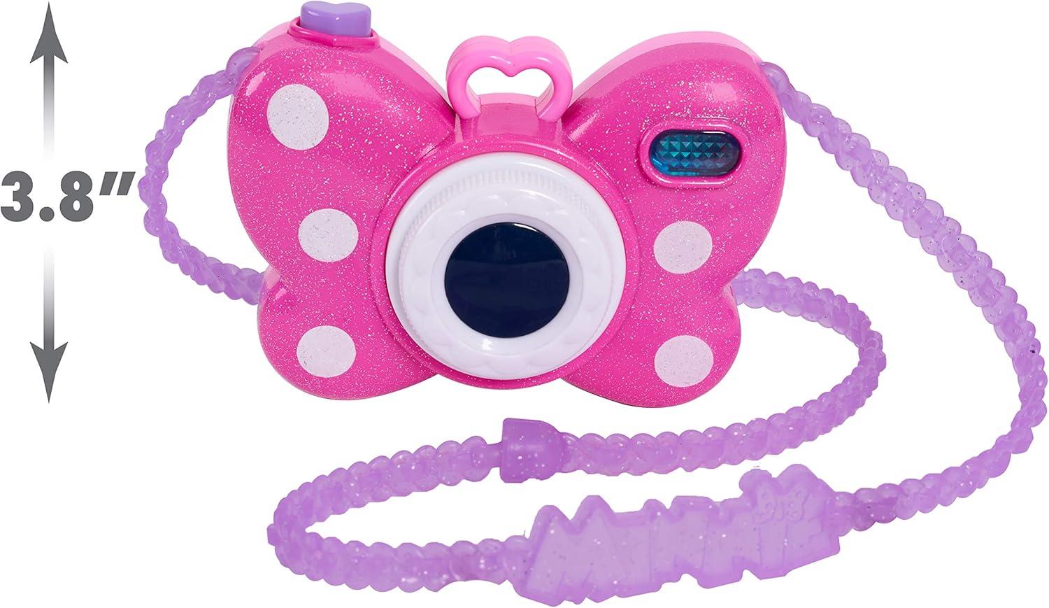 imageDisney Junior Minnie Mouse Picture Perfect Pretend Play Camera Lights Realistic Sounds Holiday Stocking Stuffers Gifts Presents Officially Licensed Kids Toys for Ages 3 Up by Just Play