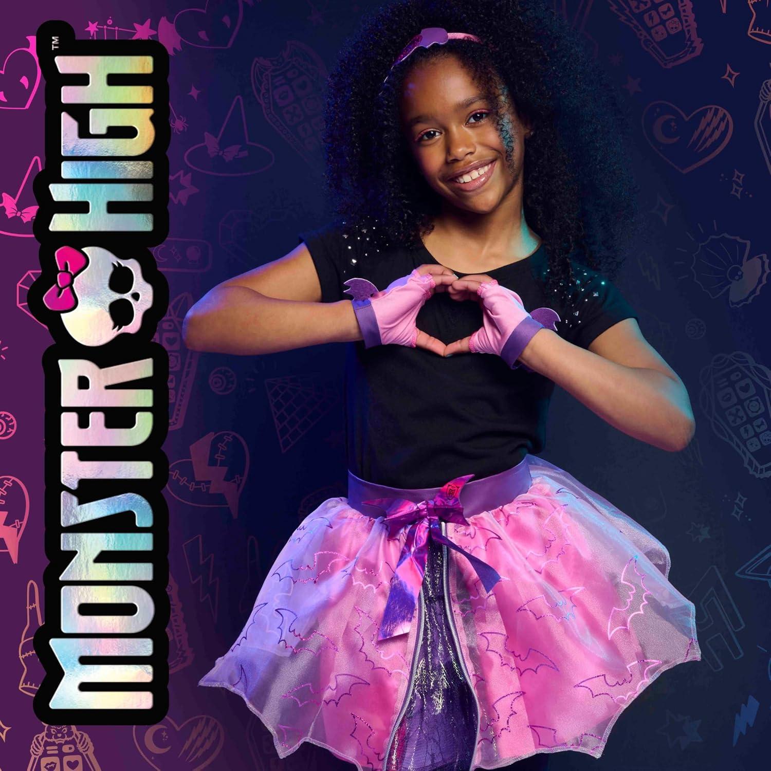imageMonster High Draculaura Fashion Tutu Set Amazon Exclusive 3Pieces 46X Dress Up and Pretend Play Pink Kids Toys for Ages 6 Up by Just Play