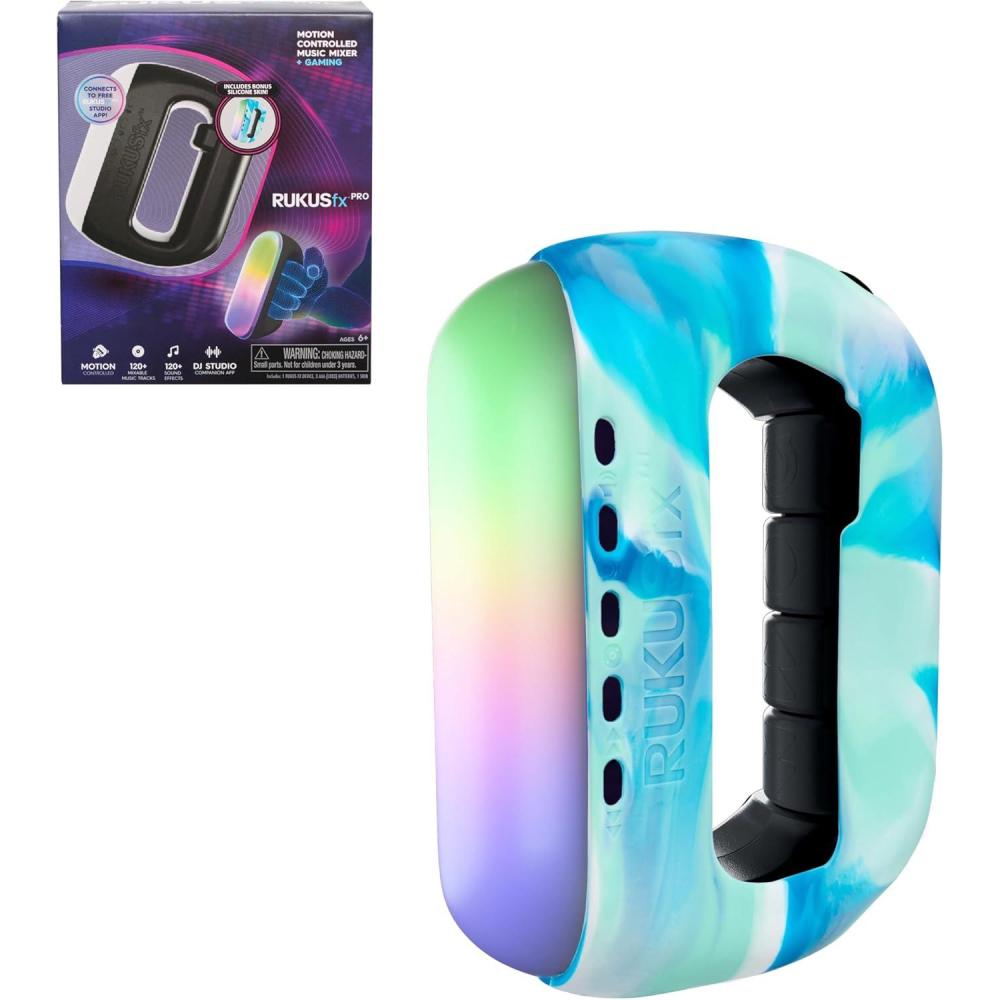 imageRUKUSfx PRO MotionControlled Music Mixer Plus Gaming with Bonus Skin Lights and Sounds Kids Toys for Ages 6 Up by Just Play
