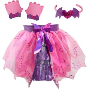 Monster High Draculaura Fashion Tutu Set Amazon Exclusive, 3-Pieces, 4-6X, Dress Up and Pretend Play, Pink, Kids Toys for Ages 6 Up by Just Play