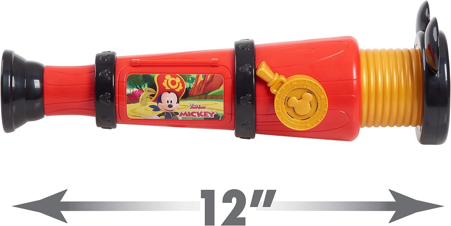 image:imageDisney Junior Mickey Mouse Adventure Spyglass with Sounds Pirate Dress Up and Pretend Play Kids Toys for Ages 3 Up by Just Play