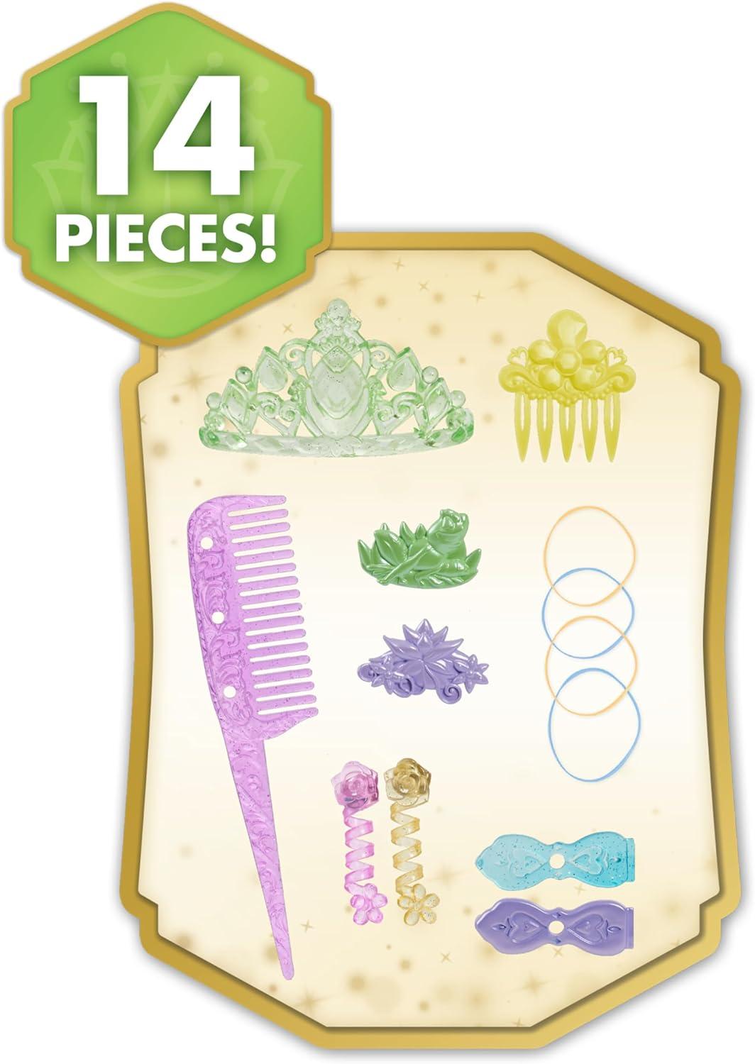 image:imageDisney Princess Tiana Styling Head 14pieces Black Hair Brown Eyes Pretend Play Kids Toys for Ages 3 Up by Just Play