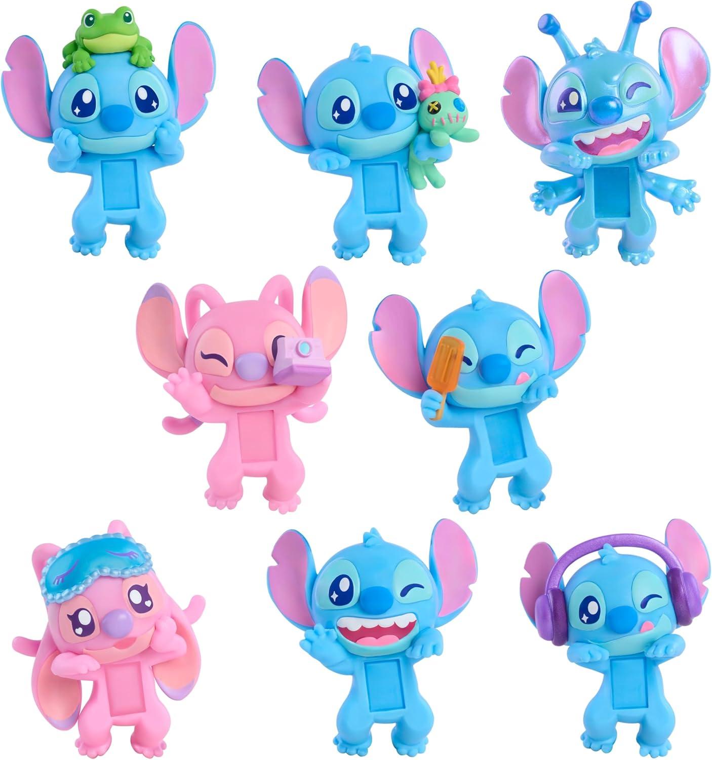 image:imageDisney Stitch Attachmeez 2Pack Collectible Surprise Mini Figure Blind Box Hangs Off Books Phones Cups amp More UNbox Attach amp Display for Kids Fans amp Collectors by Just Play