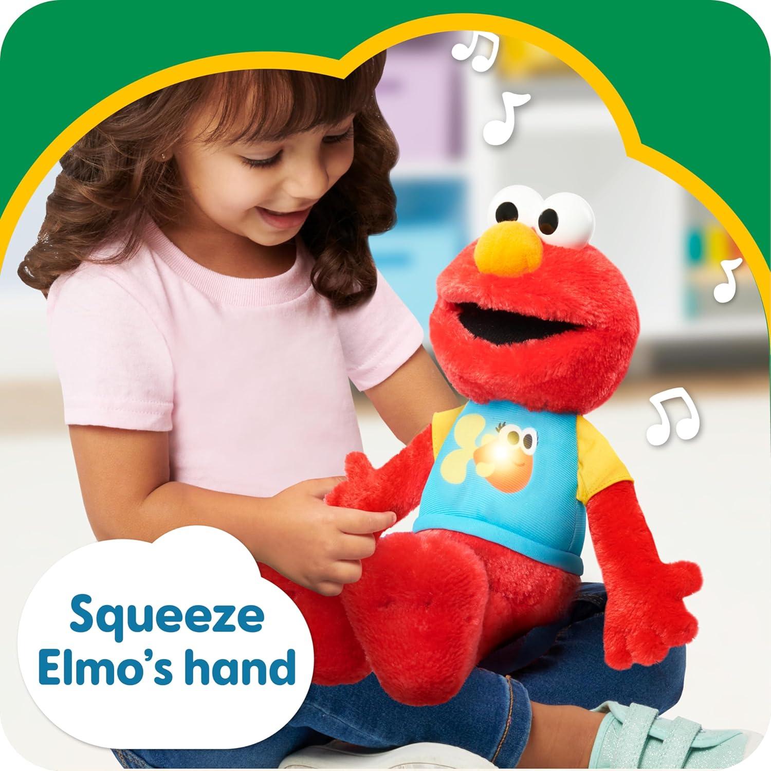 image:imageSesame Street 13inch SingAlong Plush Elmo with Lights and Sounds SuperSoft and Huggable Kids Toys for Ages 18 Month by Just Play