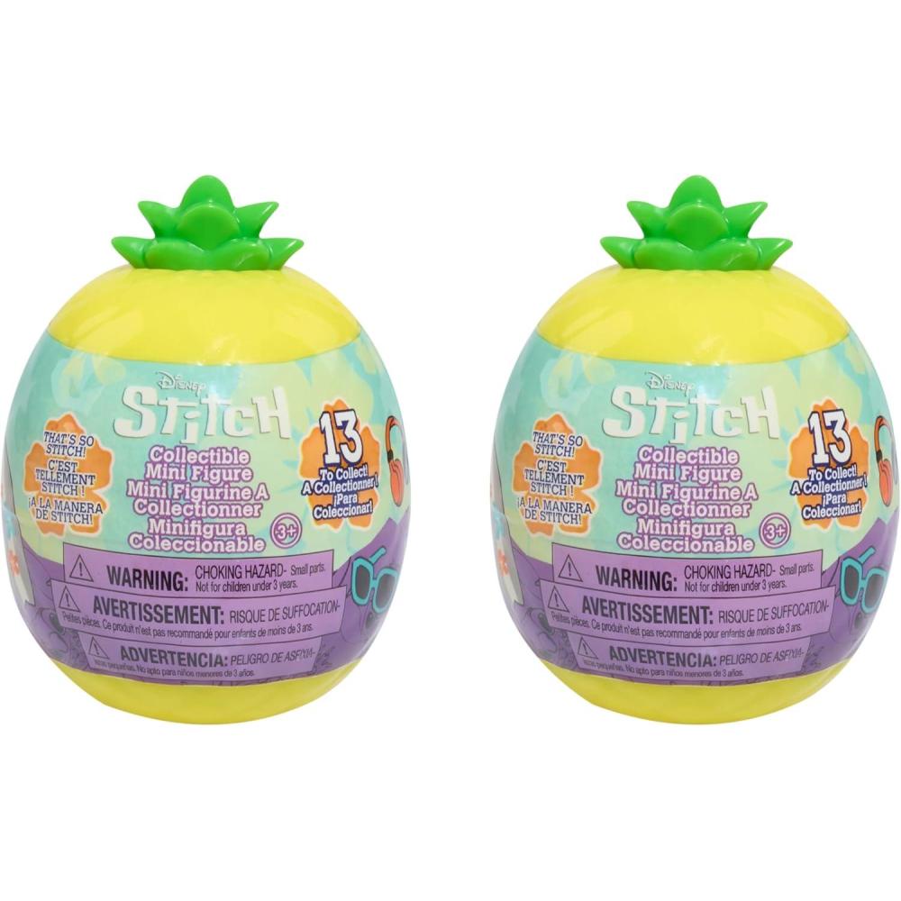 image:imageDisney Stitch Thats So Stitch Collectible Figures Series 2 2Pack Mystery 2inch Figurine Blind Capsule Kids Toys for Ages 3 Up by Just Play