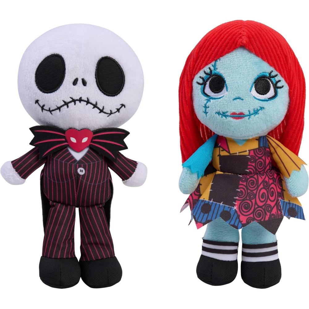 image:imageDisney Tim Burtons The Nightmare Before Christmas Valentine Small Plush Stuffed Animal 2Pack Soft amp Cuddly Toy for Fans amp Kids by Just Play