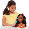 Disney Princess Moana Styling Head with Accessories, 14-pieces, Black Hair, Brown Eyes, Kids Toys for Ages 3 Up by Just Play(Multicolor)