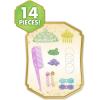 Disney Princess Tiana Styling Head, 14-pieces, Black Hair, Brown Eyes, Pretend Play, Kids Toys for Ages 3 Up by Just Play