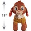 Disney Wish Walk ‘n Talk Valentino Plush Fainting Goat, 11-Inch Stuffed Animal, Sounds and Motion, Kids Toys for Ages 3 Up by Just Play(11 inches)
