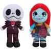 Disney Tim Burton’s The Nightmare Before Christmas Valentine Small Plush Stuffed Animal 2-Pack, Soft & Cuddly, Toy for Fans & Kids by Just Play