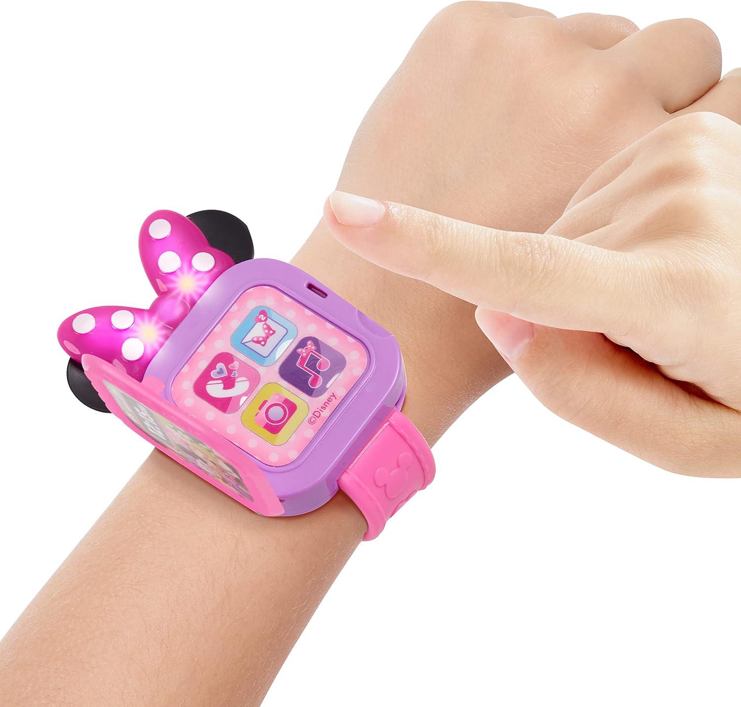 image:imageDisney Junior Minnie Mouse Play Smart Watch with Lights and Sounds 3pieces Pretend Play Kids Toys for Ages 3 Up by Just Play