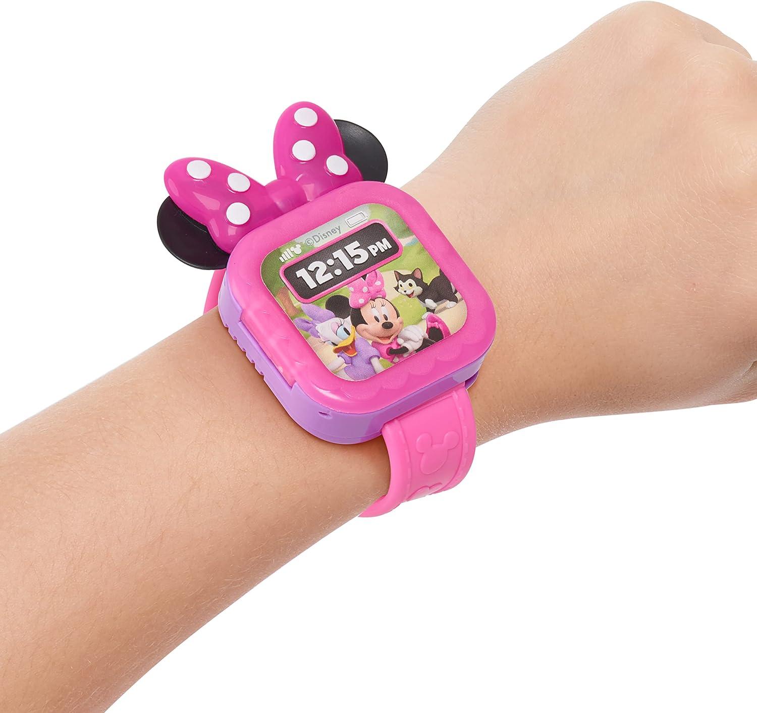 image:imageDisney Junior Minnie Mouse Play Smart Watch with Lights and Sounds 3pieces Pretend Play Kids Toys for Ages 3 Up by Just Play