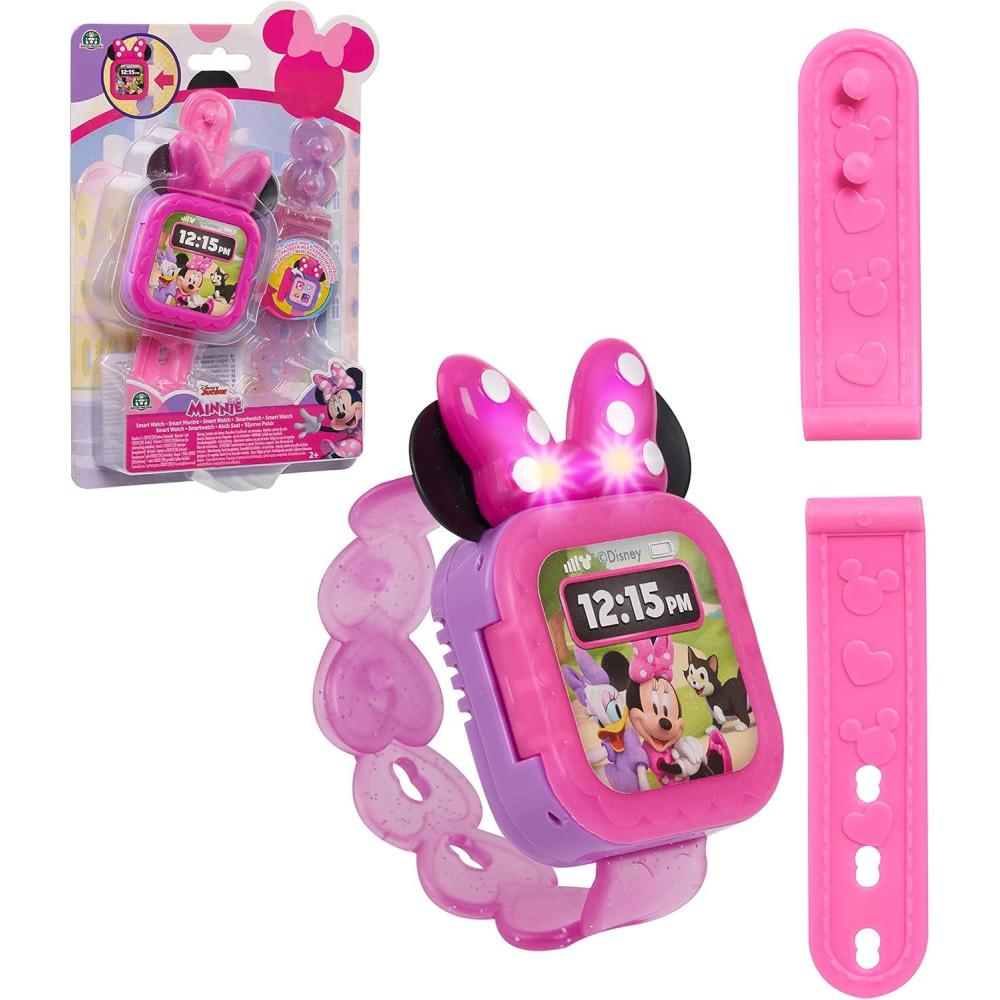 image:imageDisney Junior Minnie Mouse Play Smart Watch with Lights and Sounds 3pieces Pretend Play Kids Toys for Ages 3 Up by Just Play
