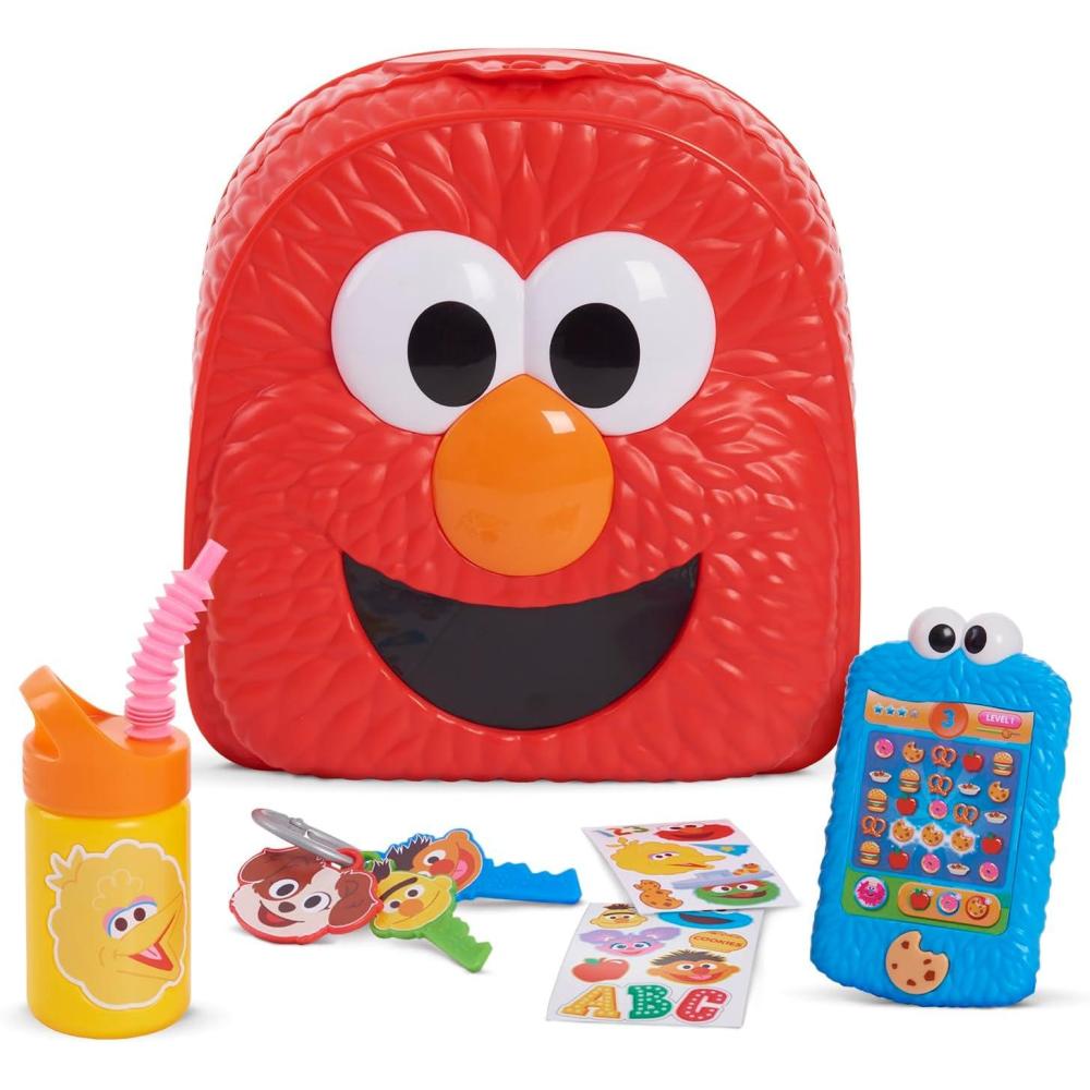 image:imageJust Play Sesame Street Have A Sesame Day 7Piece Bag Set Dress Up and Pretend Play Officially Licensed Kids Toys for Ages 2 UpChildSize
