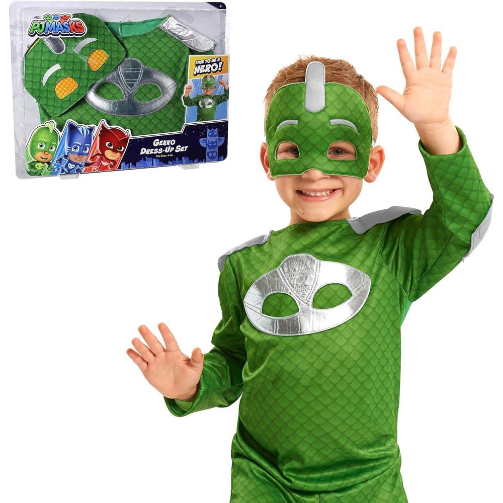 image:imagePJ Masks Turbo Blast Includes Full Body Outfit and Matching Fabric Mask Kids Toys for Ages 3 Up by Just PlayGekko