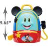 Disney Junior Mickey Mouse Funhouse Adventures Backpack, 5 Piece Pretend Play Set with Lights and Sounds Accessories, Kids Toys for Ages 3 Up by Just Play