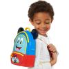 Disney Junior Mickey Mouse Funhouse Adventures Backpack, 5 Piece Pretend Play Set with Lights and Sounds Accessories, Kids Toys for Ages 3 Up by Just Play