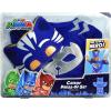 PJ Masks Turbo Blast, Includes Full Body Outfit and Matching Fabric Mask, Kids Toys for Ages 3 Up by Just Play(Catboy)