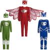 PJ Masks Turbo Blast, Includes Full Body Outfit and Matching Fabric Mask, Kids Toys for Ages 3 Up by Just Play(Gekko)