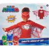 PJ Masks Turbo Blast, Includes Full Body Outfit and Matching Fabric Mask, Kids Toys for Ages 3 Up by Just Play(Owlette)