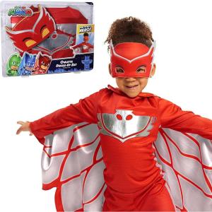 PJ Masks Turbo Blast, Includes Full Body Outfit and Matching Fabric Mask, Kids Toys for Ages 3 Up by Just Play(Owlette)