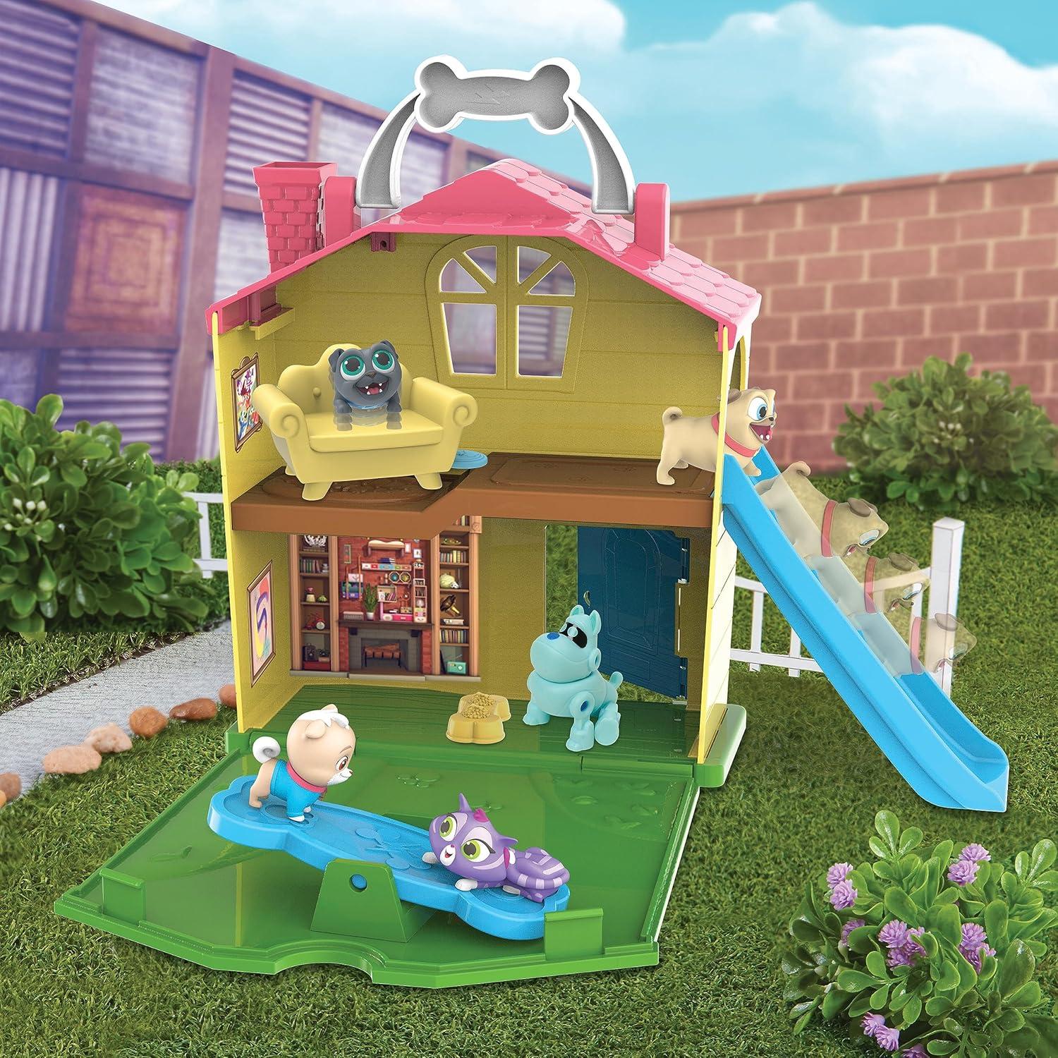 image:imagePuppy Dog Pals Stow N Go Playset with Handle Travel Toys for Kids Officially Licensed Kids Toys for Ages 3 Up by Just Play