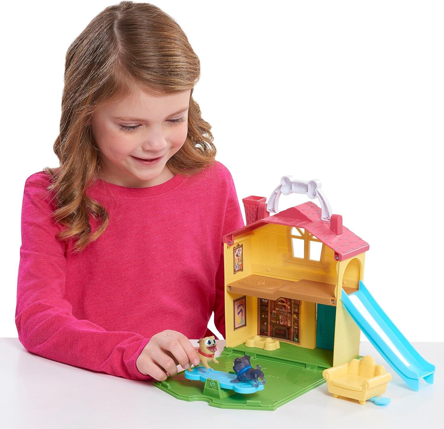 image:imagePuppy Dog Pals Stow N Go Playset with Handle Travel Toys for Kids Officially Licensed Kids Toys for Ages 3 Up by Just Play