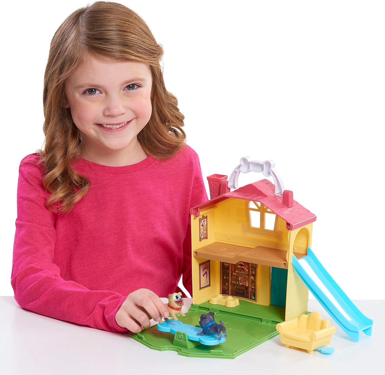 image:imagePuppy Dog Pals Stow N Go Playset with Handle Travel Toys for Kids Officially Licensed Kids Toys for Ages 3 Up by Just Play