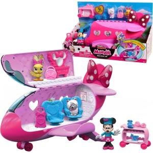 Disney Junior Minnie Mouse Bow-Liner Jet Toy Figures and Playset, Kids Toys for Ages 3 Up by Just Play