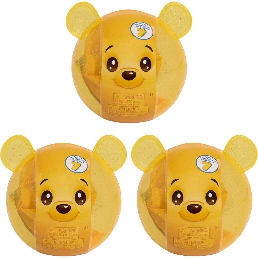 image:imageDisney Winnie the Pooh Beary Squishy Figures 3Pack Soft Squishy Combo Toy Set Sweet amp Sparkly for Collectors Kids amp Fans by Just Play