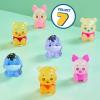 Disney Winnie the Pooh Bear-y Squishy Figures 3-Pack, Soft Squishy Combo Toy Set, Sweet & Sparkly, for Collectors, Kids & Fans by Just Play