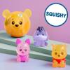 Disney Winnie the Pooh Bear-y Squishy Figures 3-Pack, Soft Squishy Combo Toy Set, Sweet & Sparkly, for Collectors, Kids & Fans by Just Play