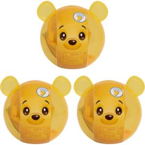 Disney Winnie the Pooh Bear-y Squishy Figures 3-Pack, Soft Squishy Combo Toy Set, Sweet & Sparkly, for Collectors, Kids & Fans by Just Play