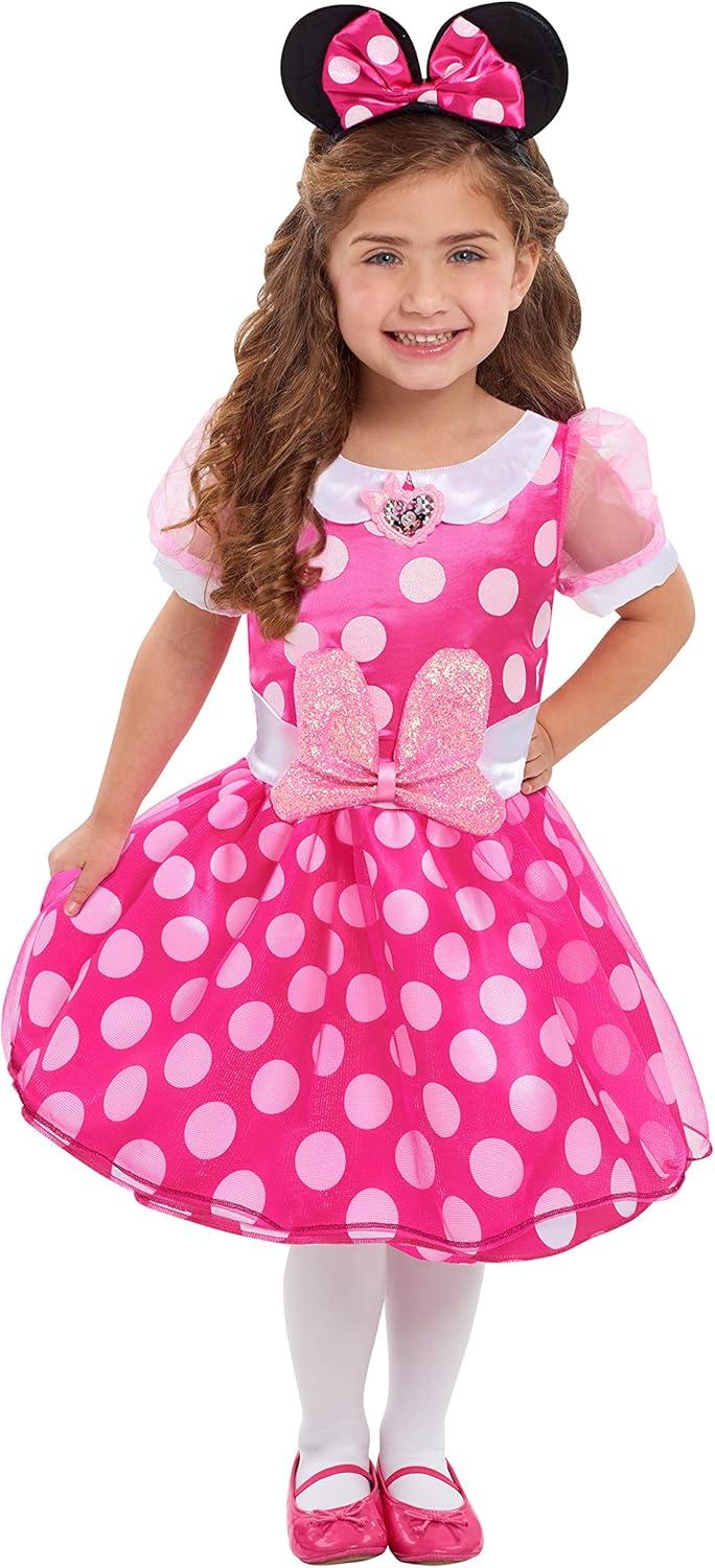 image:imageDisney Junior Minnie Mouse Bowdazzling Dress Includes Minnie Ears Headband Dress Up and Pretend Play Kids Toys for Ages 3 Up by Just Play