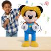 Disney Junior Farmer Mickey Mouse Feature Plush, Lights, Phrases, and Movement, Kids Toys for Ages 3 Up, Amazon Exclusive by Just Play