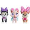 Disney Junior Minnie Mouse Polka Dot Pets 3-Pack Figures and Accessories, Kids Toys for Ages 3 Up, Amazon Exclusive by Just Play