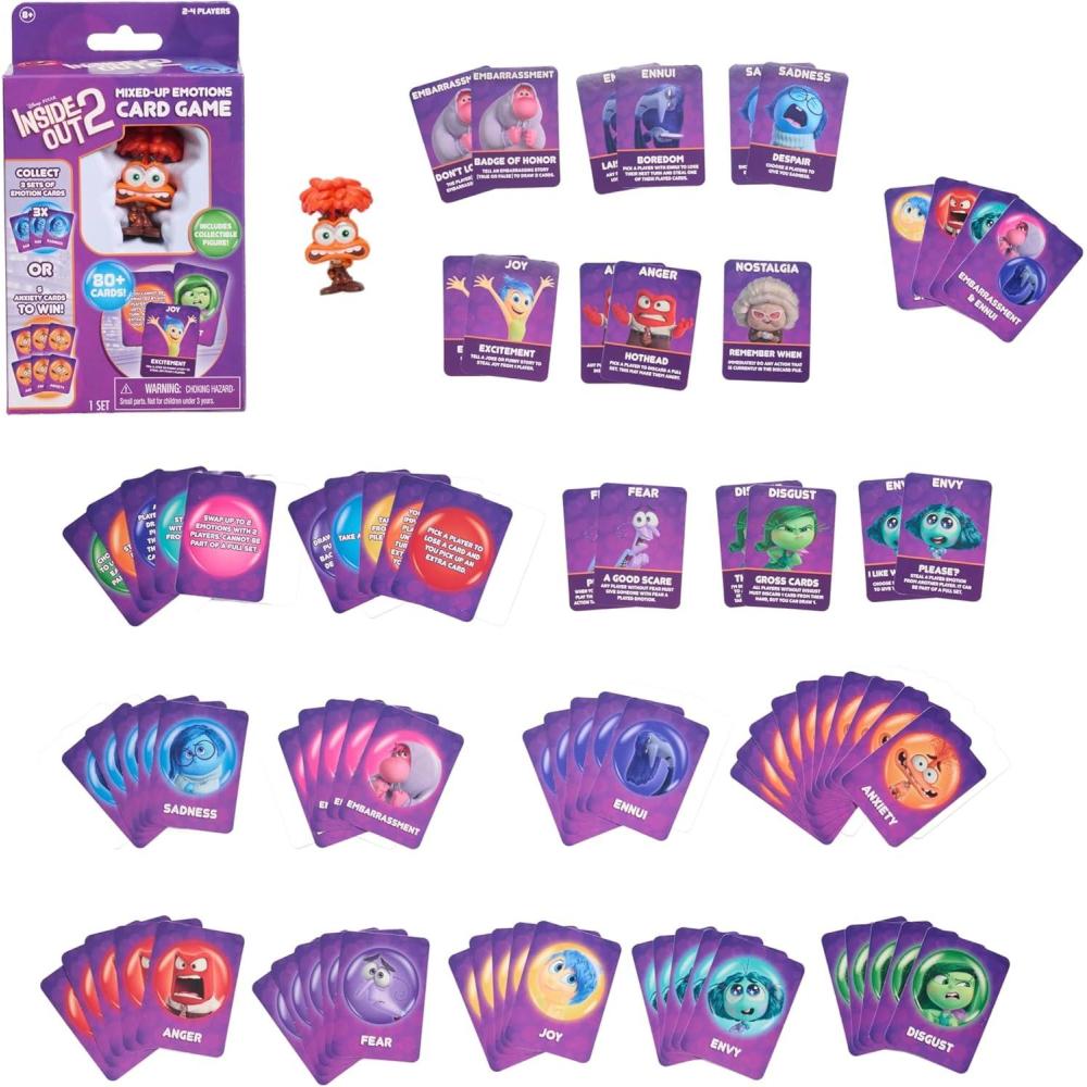 image:imageJust Play Disney and Pixar Inside Out 2 MixedUp Emotions Card Game Kids Toys for Ages 8 Up