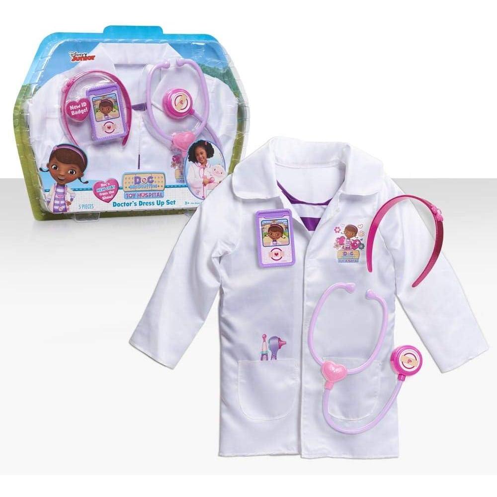 image:imageDoc McStuffins Doctors Dress Up Set and Accessories 4pieces Imaginative and Pretend Play Kids Toys for Ages 3 Up by Just PlayDress Up Set