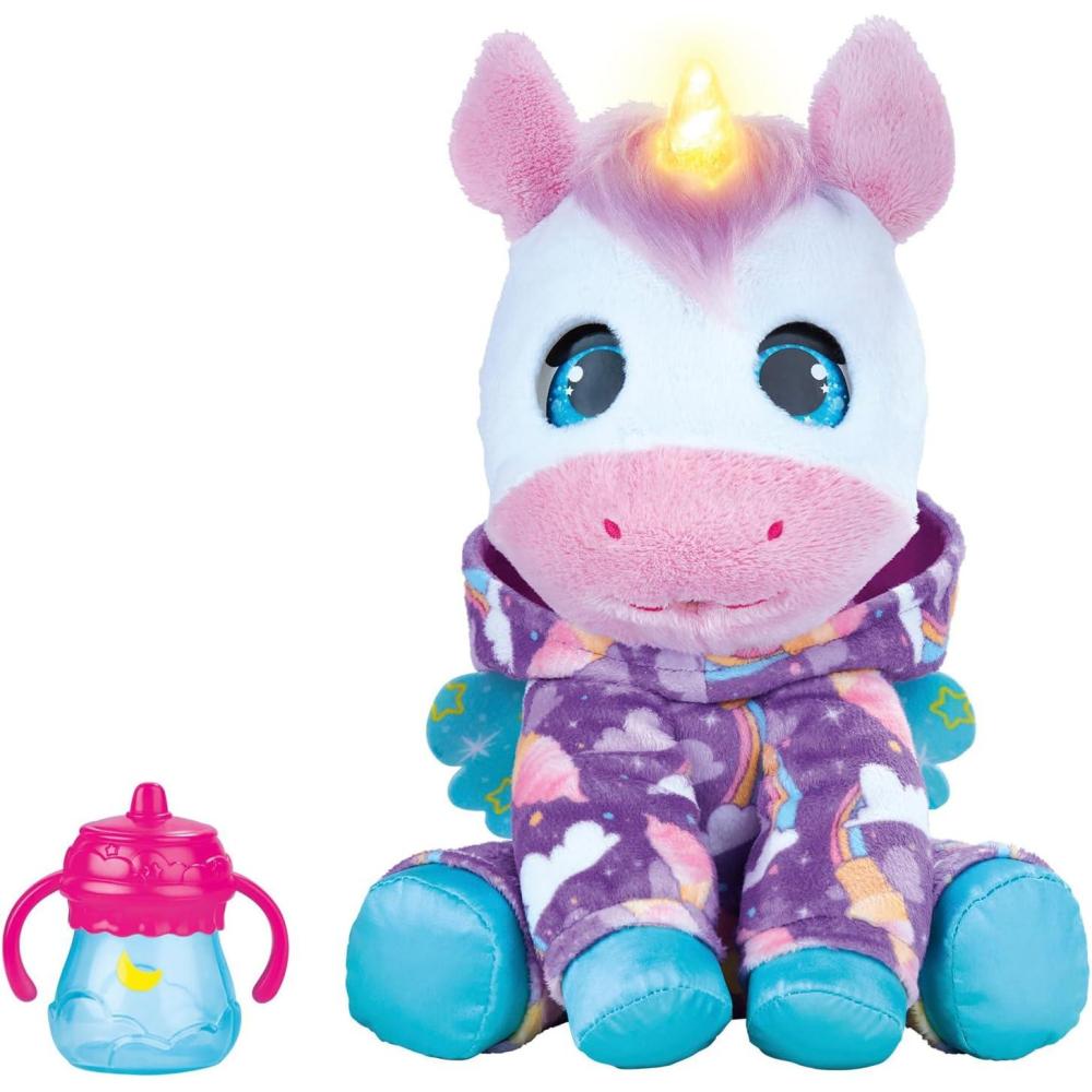 image:imagefurReal Sweet Jammiecorn Unicorn Interactive 8inch Plush Stuffed Animal with Lights and Over 30 Sounds and Reactions Kids Toys for Ages 4 Up by Just Play