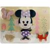 Just Play Disney Wooden Toys Minnie Mouse 8-Piece Puzzle, Early Learning and Education, Pretend Play, Kids Toys for Ages 18 Month