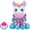furReal Sweet Jammiecorn Unicorn Interactive 8-inch Plush Stuffed Animal with Lights and Over 30 Sounds and Reactions, Kids Toys for Ages 4 Up by Just Play