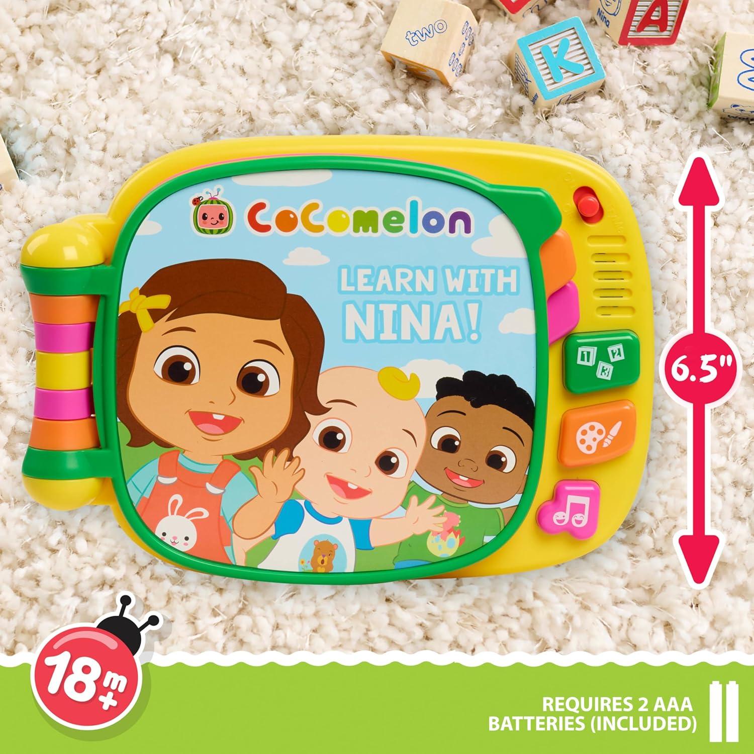 image:imageCoComelon Spanish Learning Book 3 Interactive Modes Over 50 Phrases and Songs Counting Colors Kids Toys for Ages 18 Month by Just Play