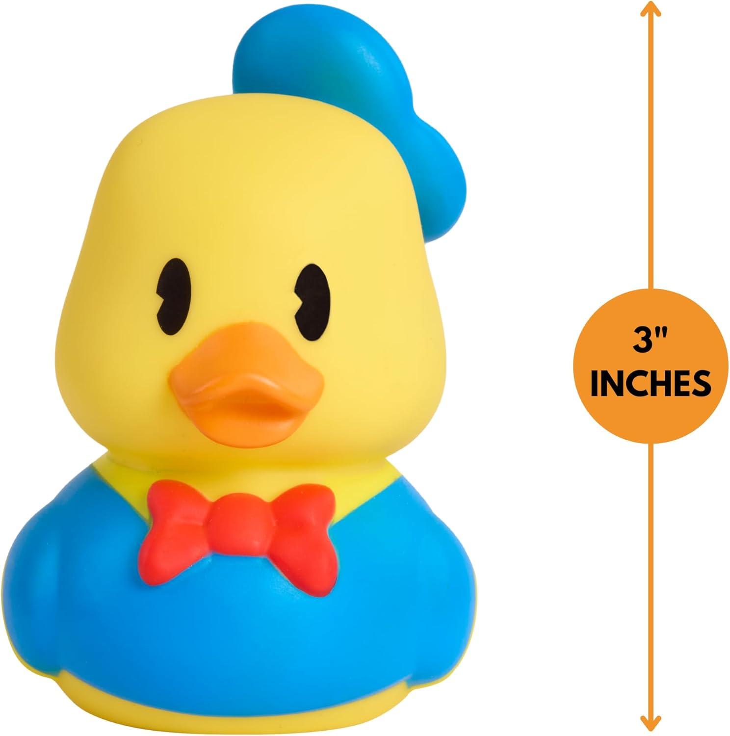 image:imageJust Play 3 Rubber Duck Bath Toy Donald The Duck Collectible