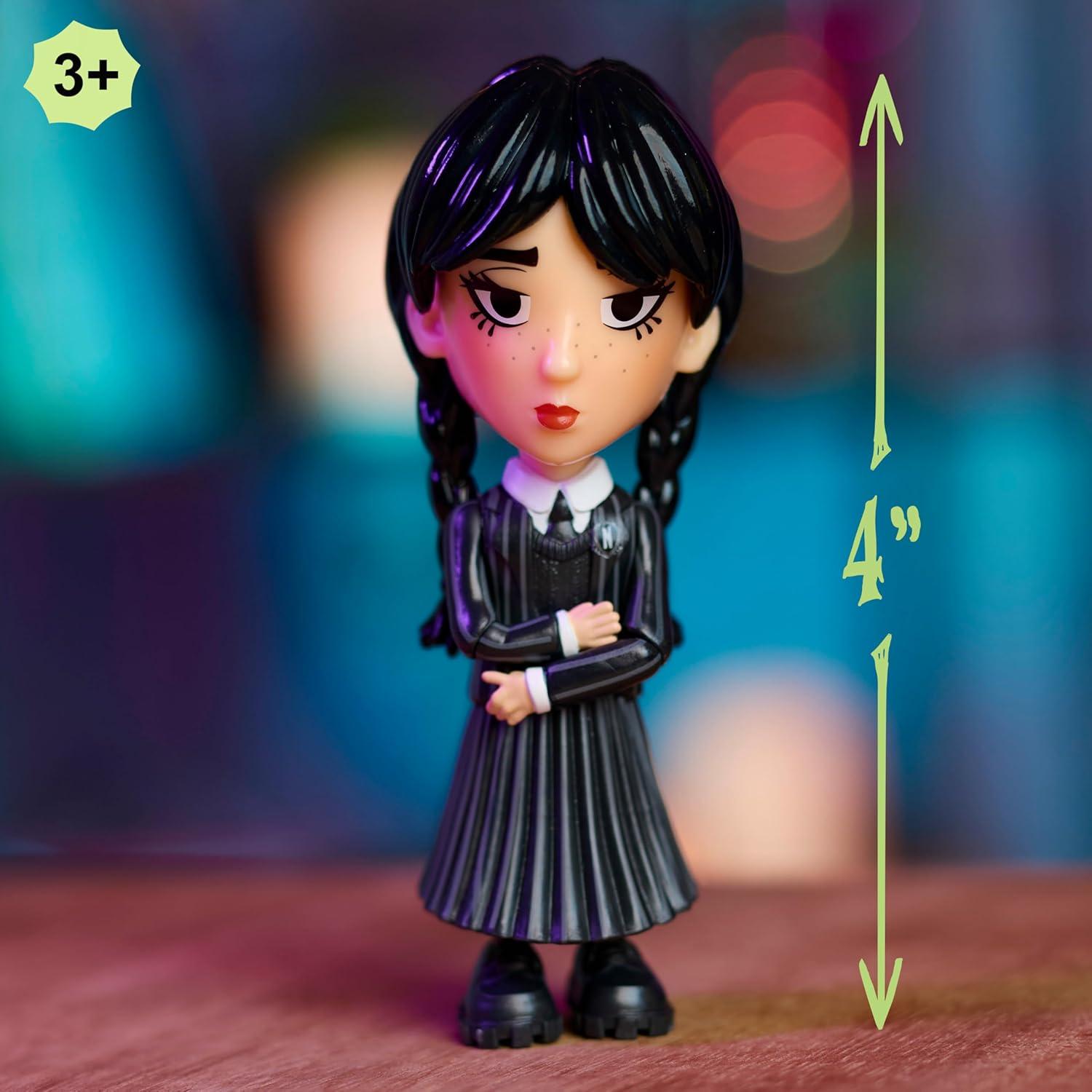 image:imageJust Play Wednesday Small 4inch Collectible Stylized Figure Series 1 Wednesday Blind Box Surprise Figurine Kids Toys for Ages 3 Up